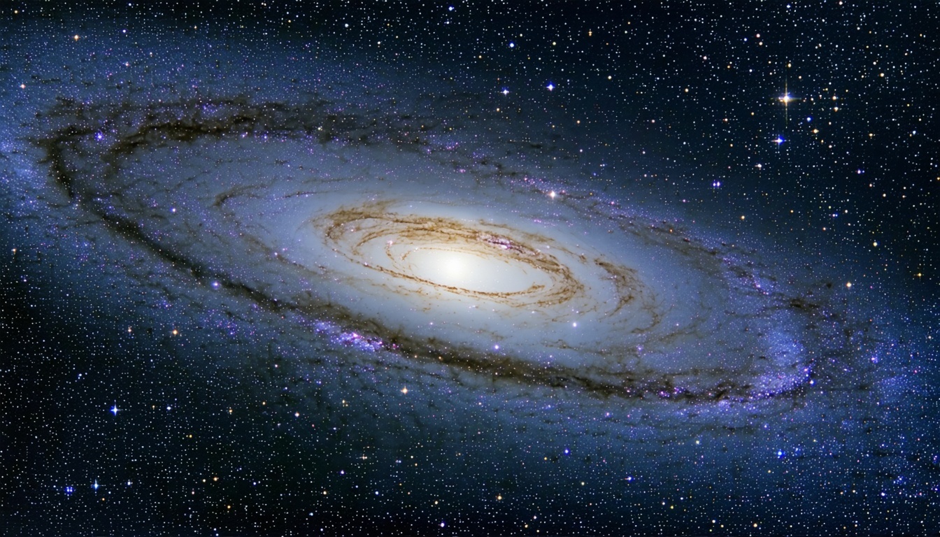 Galaxy and stars, representing infinite expansion and potential.